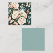 Schmetterlinge und Blume Mitteilungskarte (Vorne/Hinten)