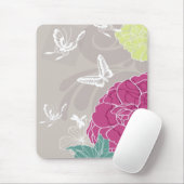 Schmetterlinge und Blume Mousepad (Mit Mouse)