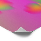 Schmetterlinge und Blume Poster (Ecke)