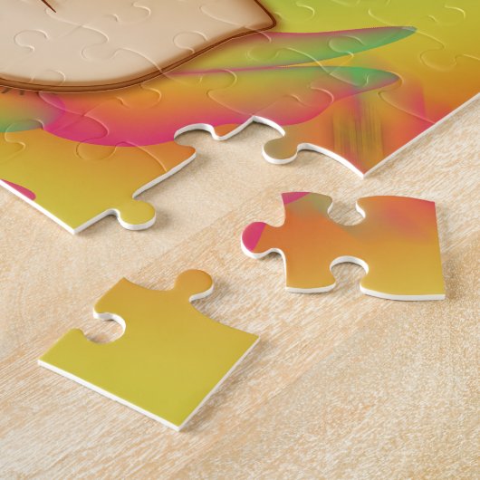 Schmetterlinge und Blume Puzzle (Seite)