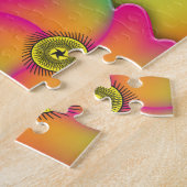 Schmetterlinge und Blume Puzzle (Seite)