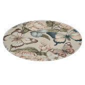 Schmetterlinge und Blume Schneidebrett (Ecke)