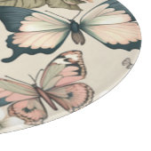 Schmetterlinge und Blume Schneidebrett (Ecke)