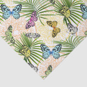 Schmetterlinge und Blume Seidenpapier (Ausschnitt)