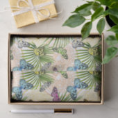 Schmetterlinge und Blume Seidenpapier (Geschenk)