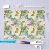Schmetterlinge und Blume Seidenpapier (Handwerk)