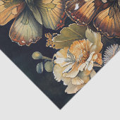 Schmetterlinge und Blume Seidenpapier (Ausschnitt)