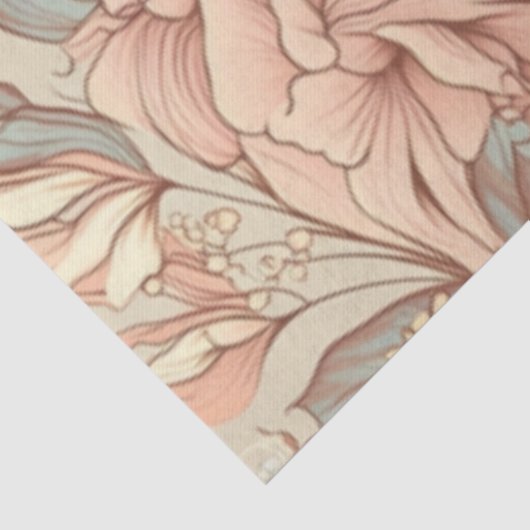 Schmetterlinge und Blume Seidenpapier (Detail)