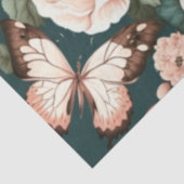 Schmetterlinge und Blume Seidenpapier (Detail)