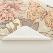 Schmetterlinge und Blume Sherpadecke (3/4)