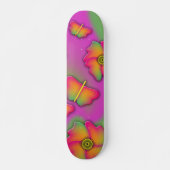 Schmetterlinge und Blume Skateboard (Vorne)