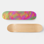 Schmetterlinge und Blume Skateboard Deck (Horizontal)