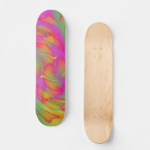 Schmetterlinge und Blume Skateboard Deck (Vorderseite)