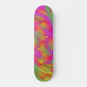 Schmetterlinge und Blume Skateboard Deck