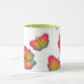 Schmetterlinge und Blume Tasse (Zentrum)