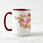 Schmetterlinge und Blume Tasse (Links)