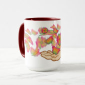 Schmetterlinge und Blume Tasse (Vorderseite Links)