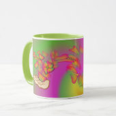 Schmetterlinge und Blume Tasse (Vorderseite Links)