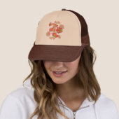 Schmetterlinge und Blume Truckerkappe (Beispiel)