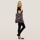 Schmetterlinge und Blume zu Taschen (Am Model)