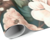 Schmetterlinge und Blumen Geschenkpapier (Rolleneckpunkt)