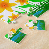 Schmetterlinge und Blumen Puzzle (Seite)