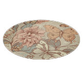 Schmetterlinge und Blumen Schneidebrett (Ecke)