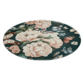 Schmetterlinge und Blumen Schneidebrett (Ecke)