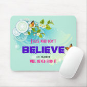 Schmetterlinge und Blüten der Blume mit magischem Mousepad (Mit Mouse)