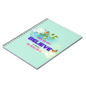 Schmetterlinge und Blüten der Blume mit magischem  Notizblock (Linke Seite)