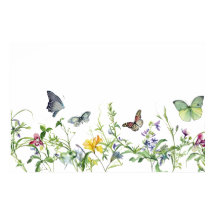 Schmetterlinge und Blüten der Blume