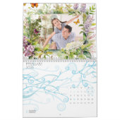 Schmetterlinge und botanische Rahmen Maßgeschneide Kalender (Feb 2026)