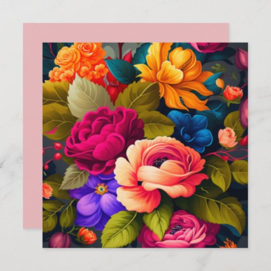 Schmetterlinge und braune Blume danke (Vorne/Hinten)