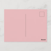 Schmetterlinge und braune Blume Postkarte (Rückseite)