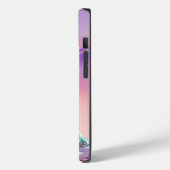 Schmetterlinge und bunte wirbelnde Hintergrundbild Case-Mate iPhone Hülle (Rückseite / Links)