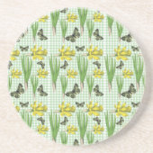 Schmetterlinge und Daffidole-Untersetzer Getränkeuntersetzer (Vorne)