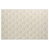 Schmetterlinge und Damastinsektengewebe Stoff (Fat Quarter (45,7 x 55,9 cm))