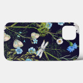 Schmetterlinge und Drachen fliegen mit Blume Case-Mate iPhone Hülle (Rückseite (Horizontal))