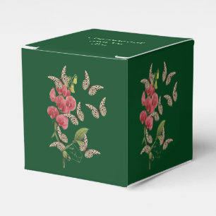 Schmetterlinge und Duftende Platterbsen-Blume Pers Geschenkschachtel