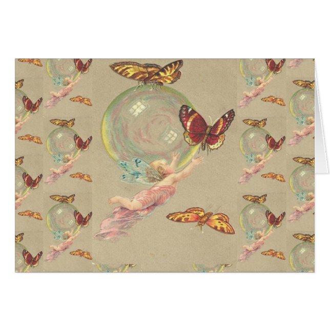 Schmetterlinge und ein Engel (Vorderseite (Horizontal))
