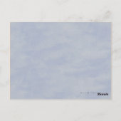 Schmetterlinge und Fairies ~ Postkarte / Geburtsta (Rückseite)