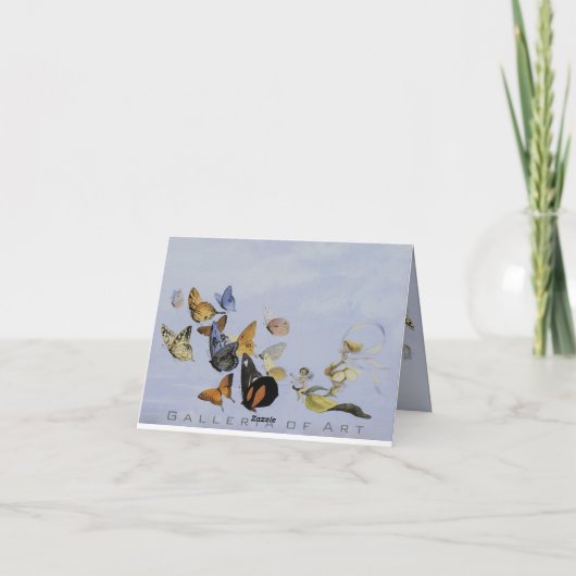 Schmetterlinge und Feen ~ Karte (Rückseite)