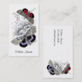 Schmetterlinge und Folienkarte Visitenkarte (Vorne/Hinten)