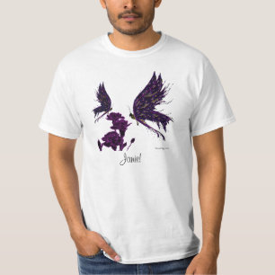 Schmetterlinge und Gartennelken T-Shirt