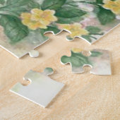 Schmetterlinge und gelbe Blumen Puzzle (Seite)