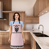 Schmetterlinge und Herz-Individuelle Name, zweispr Schürze