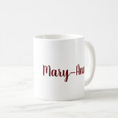 Schmetterlinge und individueller Name Kaffeetasse (VorderseiteRechts)