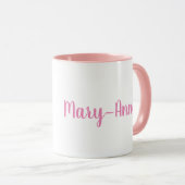 Schmetterlinge und individueller Name Tasse (VorderseiteRechts)