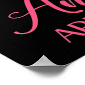 Schmetterlinge und Kardinäle erscheinen, wenn Enge Poster (Ecke)