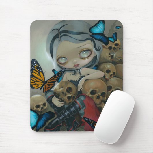 "Schmetterlinge und Knochen" Mousepad (Mit Mouse)